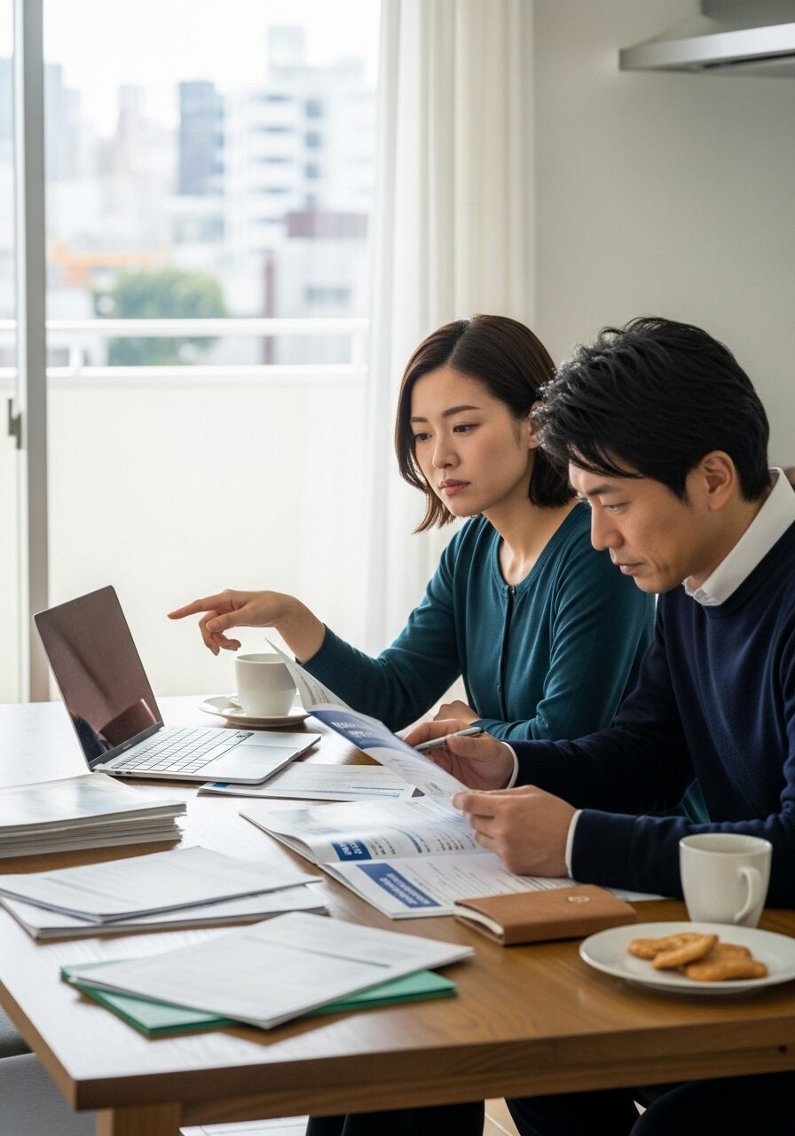 がん保険の選び方で悩む30代の夫婦 日本人