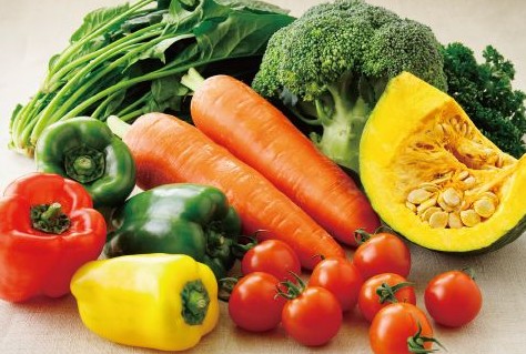 子供の野菜摂取目標量と実際の摂取量の比較グラフのイメージ