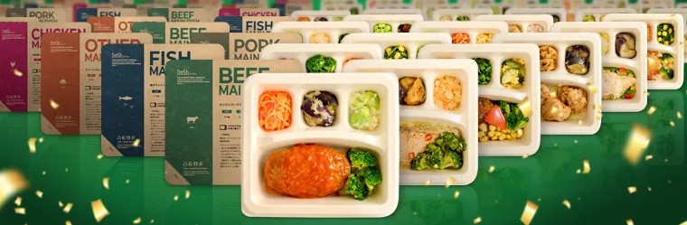 noshの豊富なメニュー選択画面