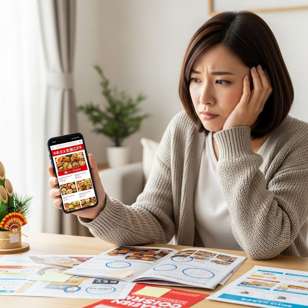 悩みを抱える女性のイラスト