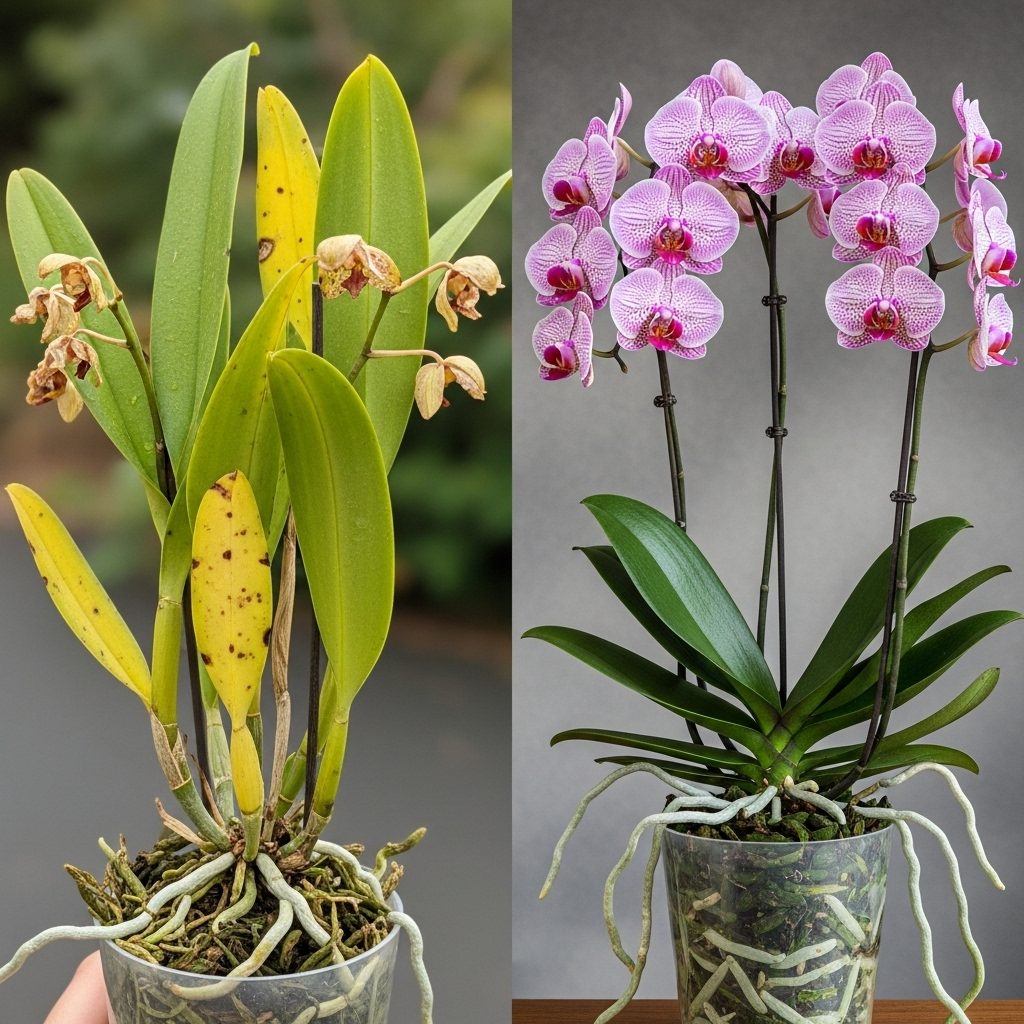 美しく並んだ高品質な胡蝶蘭