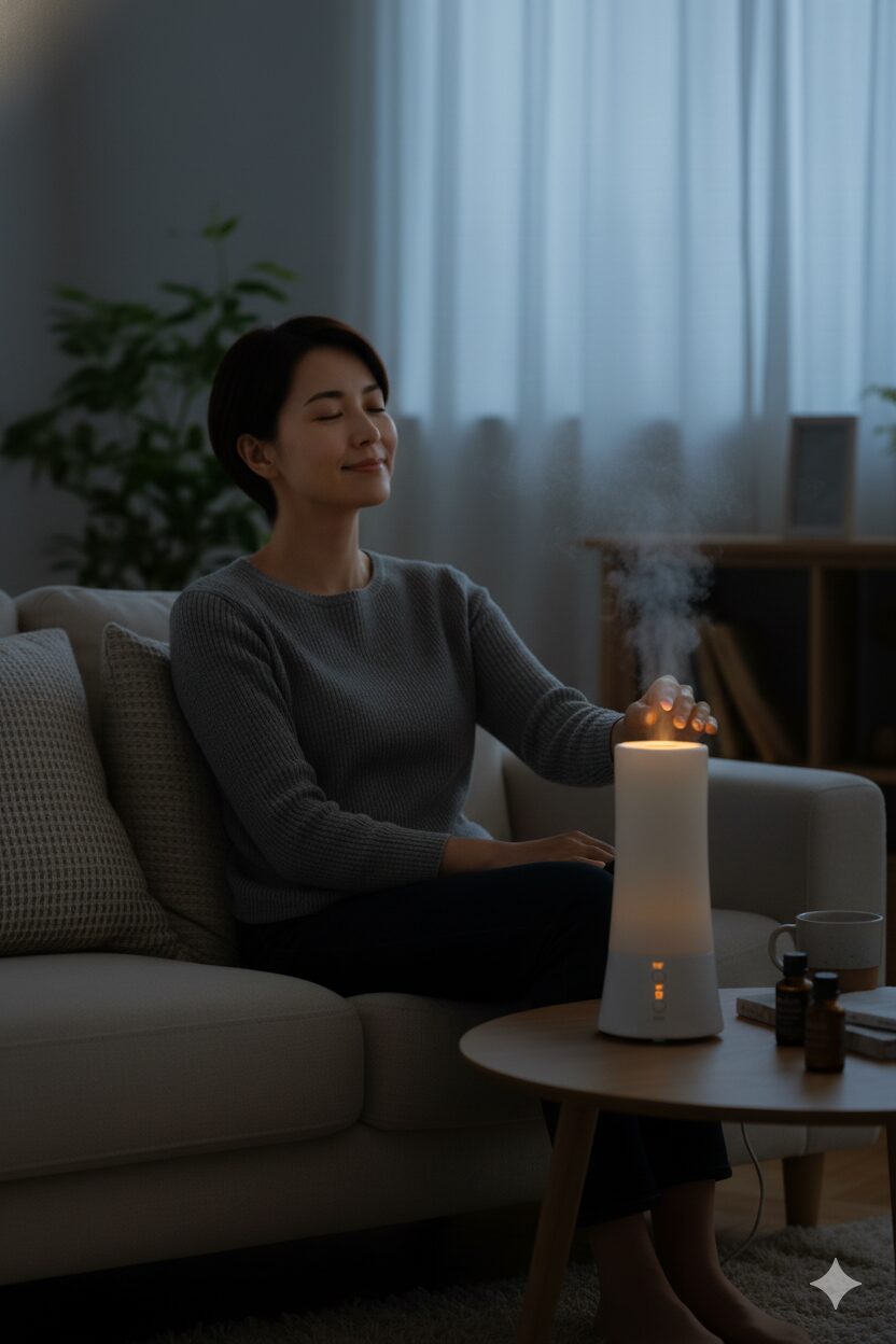 ラサーナ アロマディフューザーをギフトとしてラッピングしたイメージ